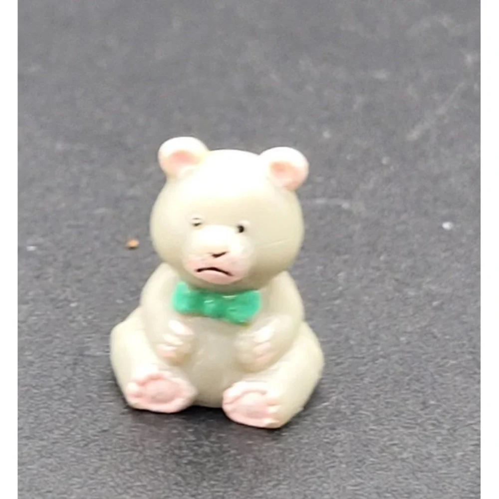 Miniature Animal Figurine Lot Cottagecore Turtle Bunny Bear 1